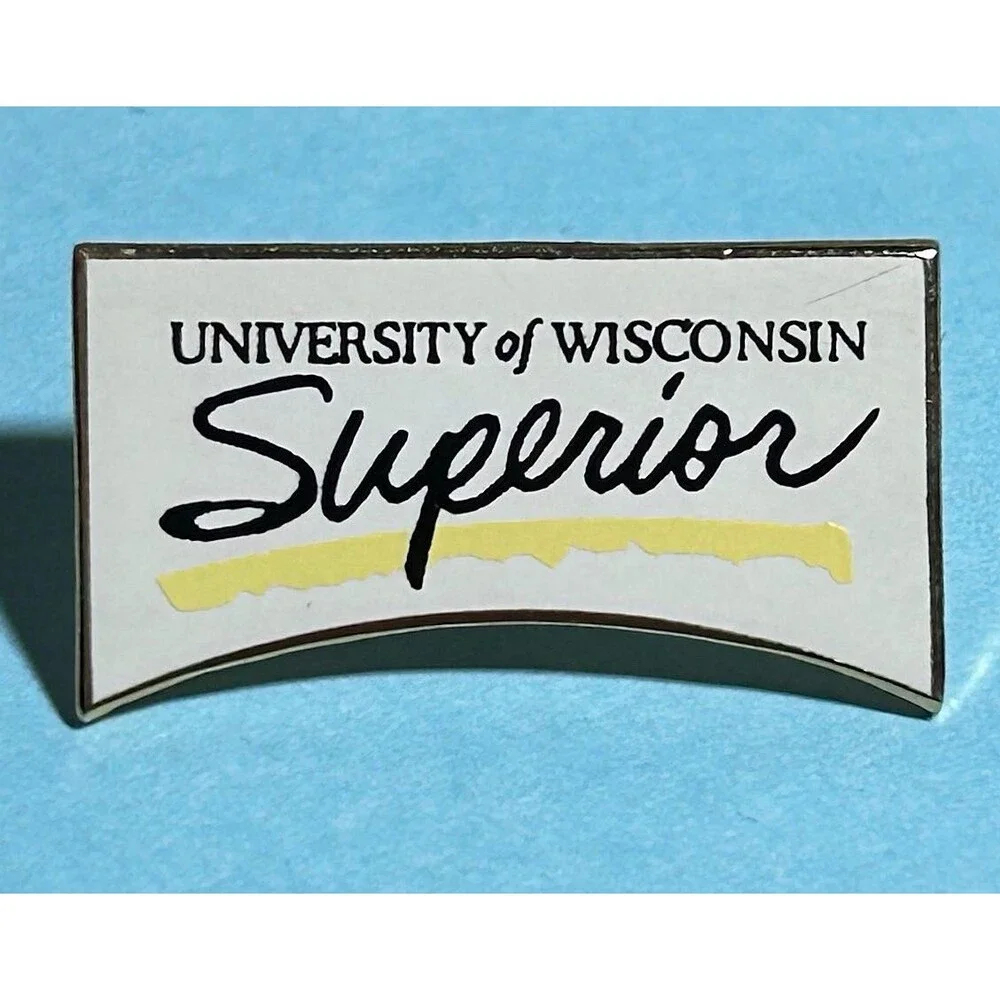 University of Wisconsin , Superior NCAA logo pin